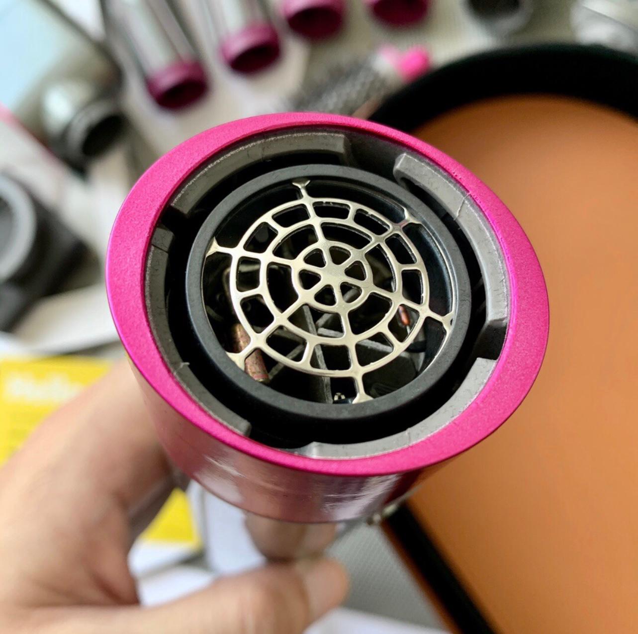 DYSON STYLER AIRWRAP COMPLETE FUCSIA/NICHEL PIASTRA CAPELLI FINI/LISCI